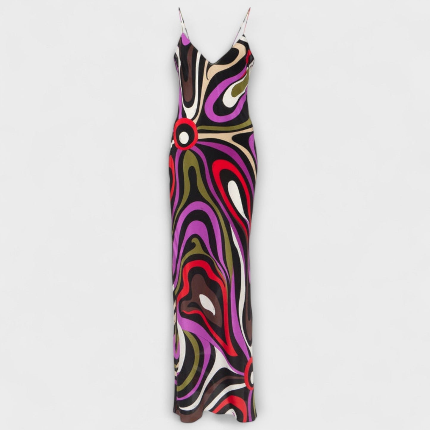 Daphne - Maxi Dress in Marble Print