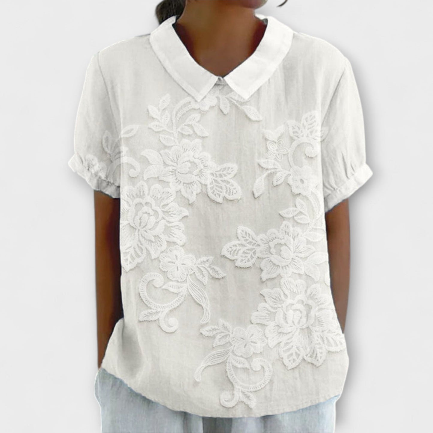 Emma - Shirt with Vintage Print